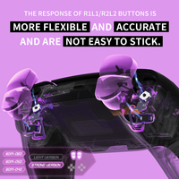 EXtremeRate Boutons d'épaule personnalisés à micro-interrupteurs version renforcée, Kit de clics de souris à déclenchement rapide pour manette PS5 BDM040/050