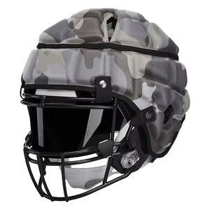 Housse de casque de football américain en softshell, motif uni, légère, protection contre les chocs, couleurs et logo personnalisables - Product Image 1