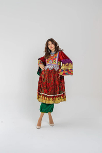 Custom Embroidered Afghan Ladies Dresses Wholesale Best Quality Tribal Banjara Belly Dance Fabric Made Afghani Traditional Dress - Product Image 4