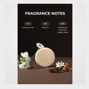 Soin de la peau coréen WB Korean K-Beauty Parfum temporaire Savon boisé Santal - Savon fabriqué en Corée bois de santal - Product Image 1