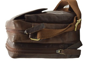 Handmade 15\" Laptop <b>Messenger</b> <b>Bag</b> Genuine Leather Briefcase Easy Carrying 34 X 25 X 6 CM <b>for</b> <b>Men</b> and Women - Product Image 5