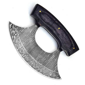 Cortador de Pizza Industrial Ulu, Acero con Alto Contenido de Carbono, Mango de Madera de Palisandro, Cuchillo para Pizza Resistente para Uso Doméstico y en Restaurantes - Product Image 4