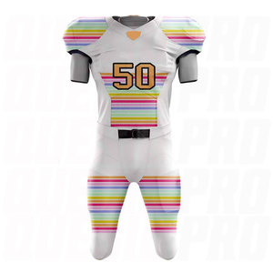 Jersey de Fútbol Americano de Alta Demanda a Precio de Mayoreo, Transpirable, Antibacterial, Diseño Personalizado, Uniforme de Fútbol Americano al por Mayor - Product Image 2