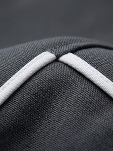 Ensemble de survêtement unisexe noir ample à manches longues avec fermeture éclair, col montant, coupe décontractée, respirant, style sportif, couleur unie, pour adulte - Product Image 4