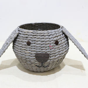 Artex Dong Thap Handmade Woven <b>Storage</b> <b>Basket</b> with <b>Lid</b> Water Hyacinth Material for Organizing & Decor - Product Image 6