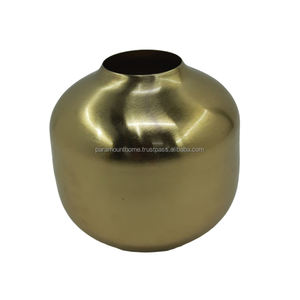 <b>Tabletop</b> Decorative Iron Flower Vase Enamel Finishing for Home & Wedding Decoration Handmade - Product Image 2