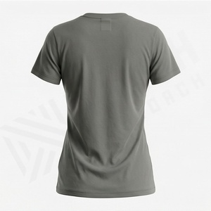 Camiseta de Algodón para Mujer, Talla Grande, Ropa Casual de Verano, Estampado Ecológico, Moderna, Transpirable, Color Personalizado - Product Image 2