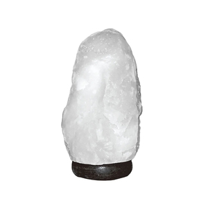 Décoration d'intérieur en cristal naturel pour chambre et salon, lampe en sel blanc de l'Himalaya à lueur chaude pour décoration de table - Product Image 3