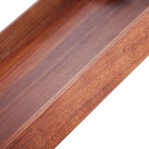 Vassoio da portata in legno di acacia con manici, rustico e decorativo, per colazione a letto, tavola da esterno, esposizione su tavolino da caffè interno - Product Image 5