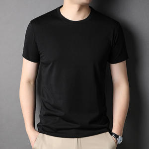 เสื้อยืดแขนสั้นผู้ชายแบบสั่งทำ ผ้าฝ้าย 100% สไตล์พื้นฐาน สีพื้น คอกลม แห้งเร็ว ระบายอากาศได้ดี - Product Image 6