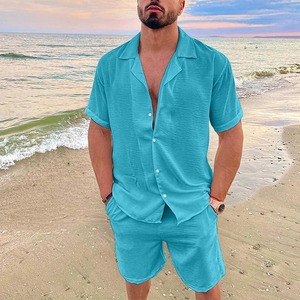 Camisa de Playa Casual de Verano para Hombre, Talla Grande, Manga Corta, Estampado de Palmeras, Diseño Hawaiano Transpirable en 3D - Product Image 5