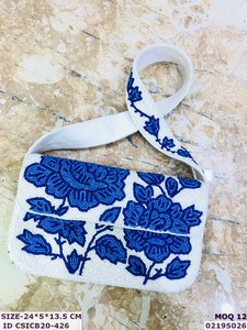 Craftstages International - Bolso Bandolera de Cuentas Hecho a Mano para Mujer, Bolso de Hombro, Bolso de Mano de Moda Hecho a Mano de Primera Calidad - Product Image 3