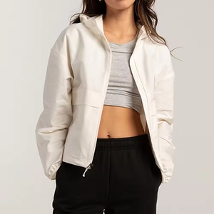 Vestes coupe-vent imperméables personnalisées avec logo pour femmes, service OEM, design personnalisé, veste coupe-vent pour femmes pour l'extérieur - Product Image 3