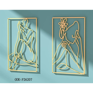 Décoration de jardin d'art moderne, mur en métal minimaliste moderne - Product Image 2