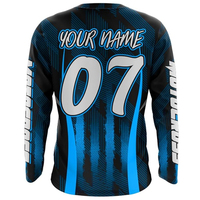 Service OEM – Maillot de motocross d'été à manches longues, imprimé, vierge, personnalisable, sublimé, séchage rapide
