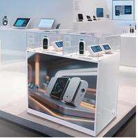 Affichage numérique LED P1.25/P1.56/P1.86/P2.5, comptoir LED mobile, écran LED d'intérieur, utilisation en salle d'exposition, magasin de détail