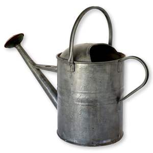 Regadera de metal hecha a mano con diseño tradicional, regadera de hierro para proyectos de jardinería en patios, terrazas y jardines traseros. - Product Image 1