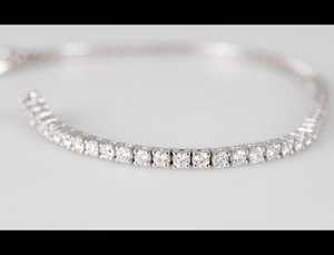 Tennis <b>Bracelet</b> Iced Out 925 <b>Sterling</b> <b>Silver</b> VVS Moissanite Diamond Luxury Hip Hop Bling Micro Pave Fashion <b>Bracelet</b> - Product Image 6