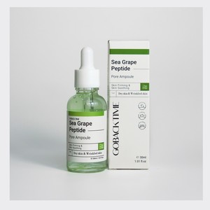 Sérum facial coréen Gobaek Time Sea Grapes Peptide Pore Ampoule, sérum visage au peptide de cuivre, sérum anti-âge, sérum pour un visage éclatant - Product Image 4