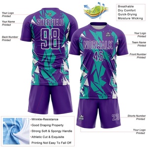 Camisetas de Fútbol Transpirables con Logotipo Personalizado Impreso Digitalmente, Venta al Por Mayor, Uniformes de Fútbol Unisex, Gran Venta 2026 - Product Image 2
