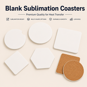 Car <b>Coaster</b> Blank Sublimation <b>Ceramic</b> Heat Transfer Blanks Eco-Friendly White Certified Customized Sizes OEM Factory Bulk Low - Product Image 2