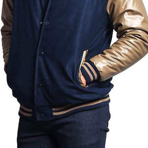 Chaqueta Varsity de Alta Calidad, Estilo Urbano, Chaqueta Letterman Personalizada de Moda Urbana - Product Image 3