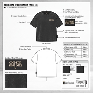 Camiseta de hombre personalizada, ecológica, de algodón grueso, estilo vintage con lavado ácido, con estampado puff frontal, lisa, de corte holgado, estilo streetwear, OEM - Product Image 6