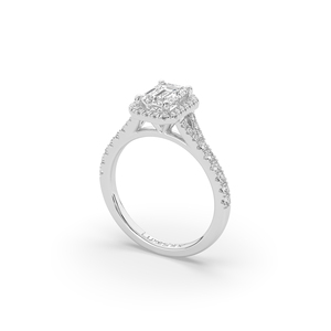 1.38Ct <b>Emerald</b> Cut Lab Grown Diamond <b>Ring</b> 925 <b>Silver</b> Gold Unique Style Lightweight Engagement <b>Ring</b> for Women Wholesale Jewelry - Product Image 5