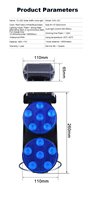 Lampe solaire conique 12 LED SWL12C - Haute intensité, réflecteur prismatique, indice de protection IP66, 4 modes de clignotement, autonomie de 120h, fonctionnement à -20~80°C