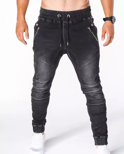 Proveedor de Marcas Internacionales - Jeans Personalizados con Parches y Costuras, Jeans Ajustados y Desgastados para Hombre - Product Image 3