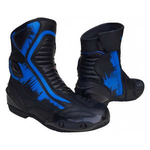 Chaussures de course en cuir pour moto, durables, confortables et élégantes, bottes de motard avec logo personnalisé, équipement de protection avec service OEM - Product Image 1
