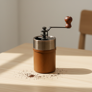 Molinillo de Café de Madera de Primera Calidad 3203033 con Núcleo de Metal Bronce y Cerámica - Product Image 1