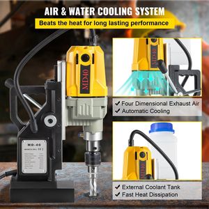 Trapano Magnetico Elettrico Portatile 1100W, Diametro di Foratura 1,57'', 7 Punte, Velocità Massima 580 RPM, 12000N - Product Image 5