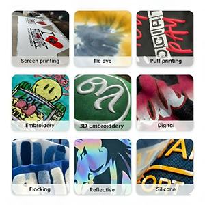 280gsm 100% Cotton Tshirt Wholesale Blank Custom Branded LOGO Printing Heavyweight Oversized Boxy Men's <b>Patchwork</b> T-<b>shirt</b> - Product Image 6