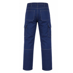 FR <b>Pants</b> for Men <b>Cargo</b> Pockets Flame Resistant 100% Cotton Elastic Waist <b>Work</b> <b>Pants</b> CE Certified Regular Fit Welded Seams - Product Image 3