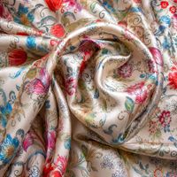 Tissu imprimé numérique, tissu en mousseline imprimé, tissu en coton imprimé sur mesure, tissu imprimé africain, motifs floraux pour l'approvisionnement en vêtements