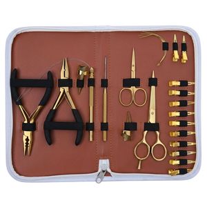 Pince à sertir plate en acier inoxydable de qualité chirurgicale, outil à boucle, fil pour perruque, kit complet d'outils professionnels pour extensions de cheveux - Product Image 5