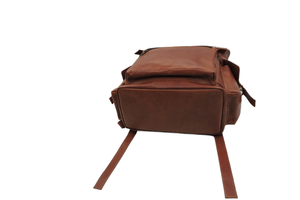 Genuine Leather Unisex Backpack Personalized Business <b>Rucksack</b> Customizable Vintage Shoulder Bag Specious Office <b>Travel</b> Bag - Product Image 3