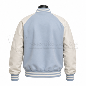 Chaqueta Universitaria Personalizada, Chaqueta Letterman Bordada para Hombre y Mujer, Fabricante de Chaquetas Bomber de Béisbol al por Mayor OEM - Product Image 2