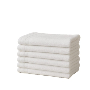 Custom Logo Cotton Eco-Friendly Soft Absorbent Quick-Dry Solid Color Woven Hand <b>Bath</b> <b>Towel</b> Breathable for Hotel & Home Use - Product Image 5