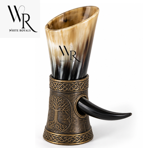 Chope à bière en corne de viking la plus vendue, durable, écologique, pour café chaud/froid et bière, directement du fabricant à prix de gros - Product Image 1