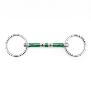 Boquilla de Brida Premium de Acero Inoxidable con Anillos Sueltos y Diseño 2026 para Montar a Caballo, con Alivio Superior para la Lengua - Product Image 1