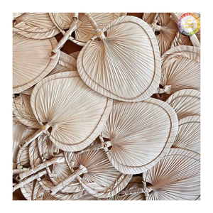 Décoration murale en éventail tissé naturel en feuilles de palmier, style bohème rustique, ensemble de suspensions murales pour hôtels, restaurants, complexes hôteliers, fournisseur en gros du Vietnam 99GD - Product Image 6
