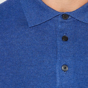 Camiseta Polo Personalizada para Hombre, Ropa Deportiva de Tenis y Golf, Manga Corta, Secado Rápido, Corte Ajustado, Rayas, Bordada - Product Image 3