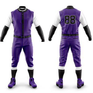 Pantalones Deportivos Transpirables Sublimados, Ropa Deportiva, Fabricante OEM, Uniforme de Béisbol Personalizado OEM, Conjunto de Uniforme de Béisbol para Equipo - Product Image 1