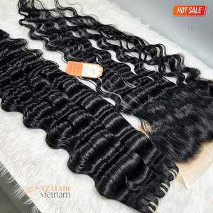 13x6 HD Lace Front 100% Cabello puro sin procesar Extensiones de cabello ondulado profundo suelto Calidad superior Larga vida útil - Product Image 5