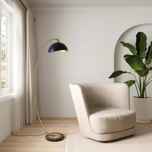 โคมไฟตั้งพื้นทรงโค้งร่วมสมัย พร้อมหัวปรับได้และฐานหนัก สำหรับให้แสงสว่างข้างโซฟา - Product Image 2
