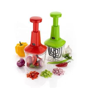 Cortador de verduras manual de acero inoxidable, picador de alimentos manual, herramienta de cocina, rebanador de frutas, trituradora de ensalada, Apto para lavavajillas - Product Image 5