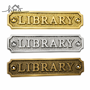 Vintage Brass Smoking Area <b>Door</b> Sign Antique Style Wall Plaque Decorative Public Space Name <b>Plate</b> Retro Brass Notice Sign - Product Image 6