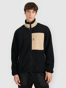 Chaqueta de Invierno Cálida con Cierre Completo, Chaqueta de Lana Sherpa Suave, Abrigo de Moda para Exteriores, Chaqueta Casual con Cuello Alto y Cierre de Cremallera, Diseño Personalizado para Hombre - Product Image 5